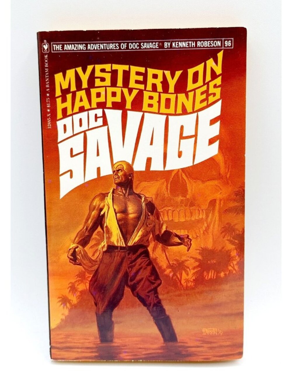 Doc Savage: Mystery On Happy Bones Kenneth Robeson Bantam Books Novel 1979